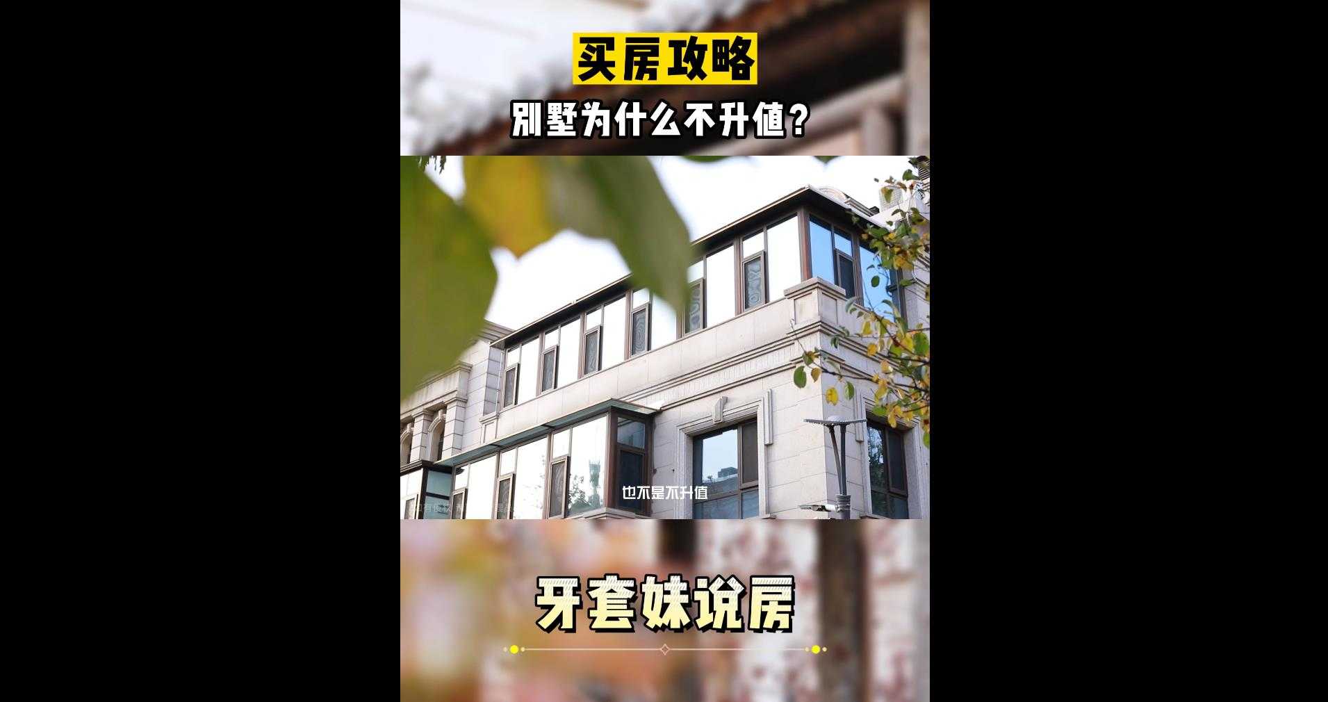 【牙套妹說房】 別墅為什么不升值？ 