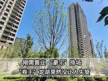剛需置業 “豪宅”排場 “卷王”龍湖果然沒讓人失望 
